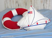 Nautical Pillow Private Dock